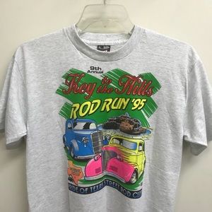 Vintage 1995 hot rod tee